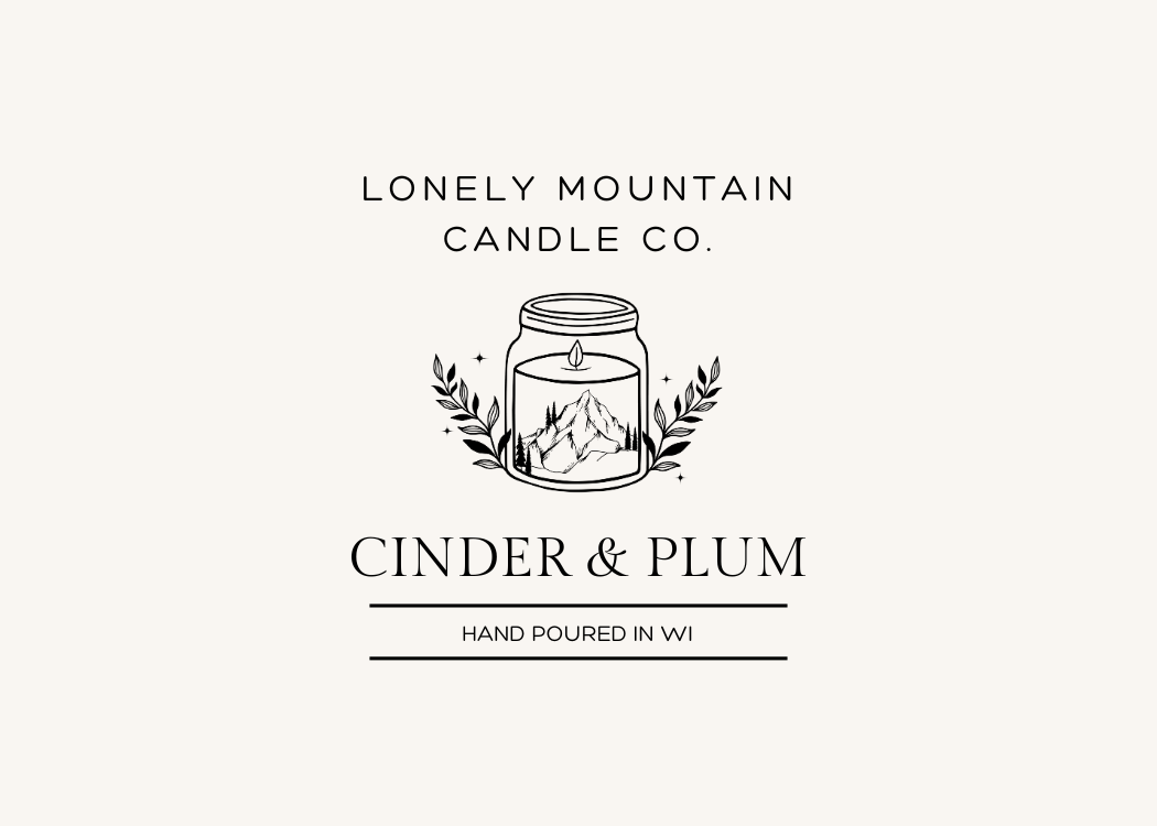 6.5 oz Candle - Cinder & Plum